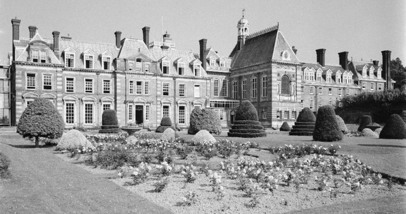 Kinmel Hall historic estate in North Wales with formal gardens and Victorian architecture