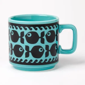 Magpie X Hornsea Mug - Fish blue