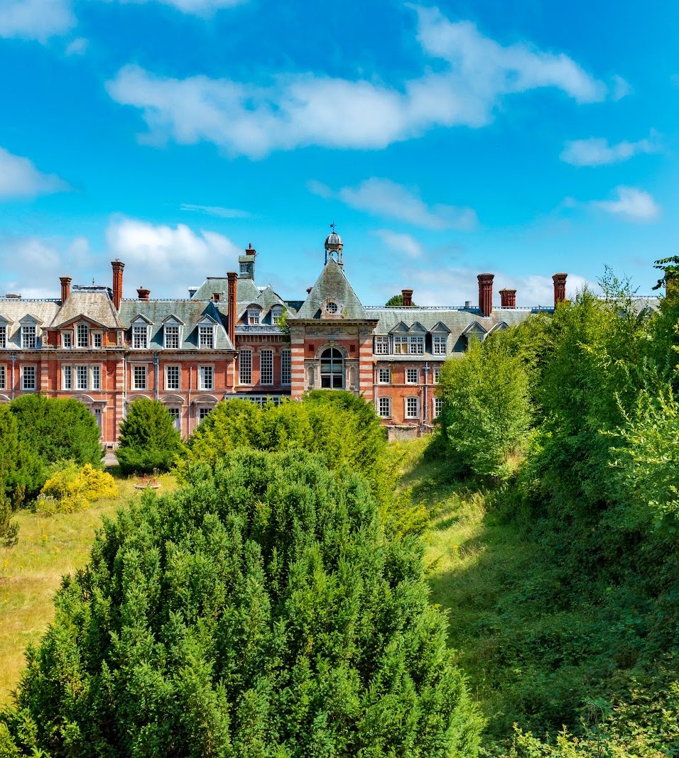 View from the rear of the Kinmel Hall property.